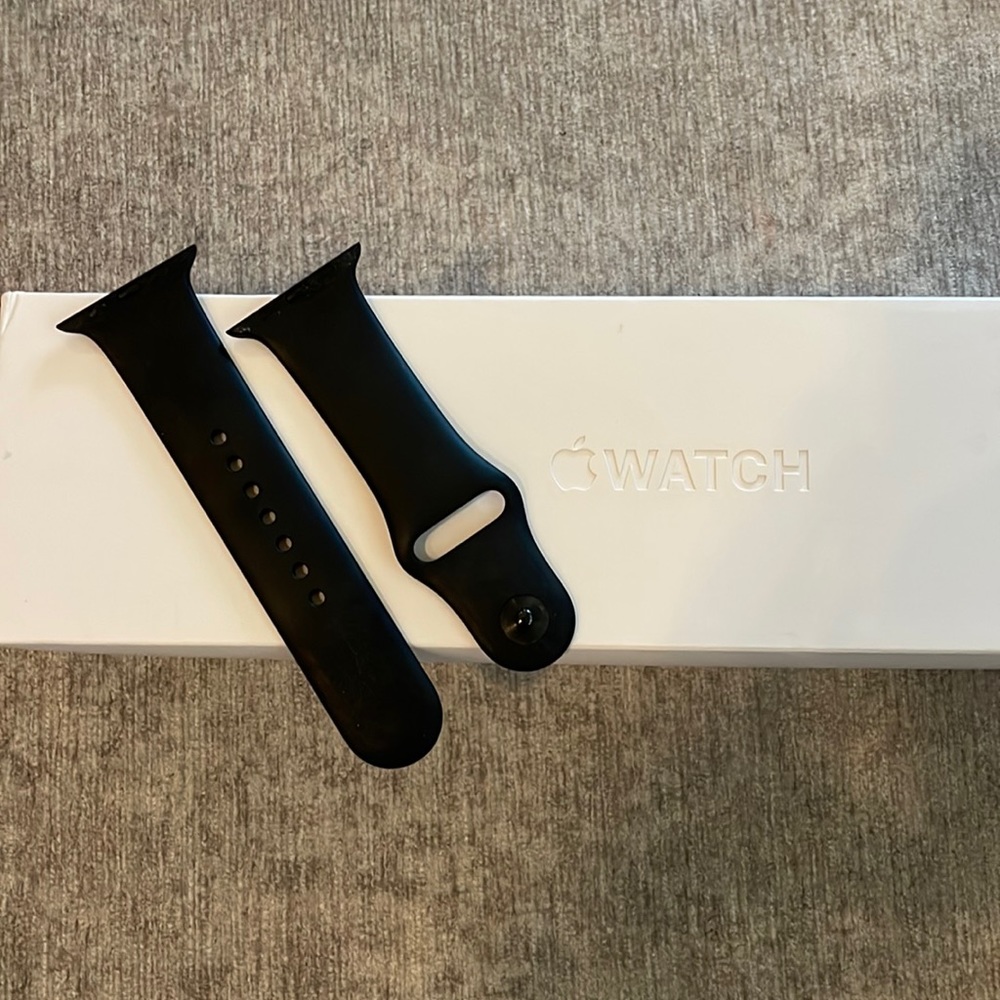 Black Apple Watch Sport Band S/M